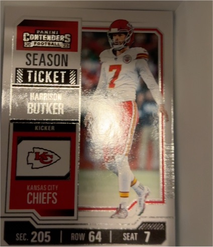2023 Panini Contenders #49 Harrison Butker — front