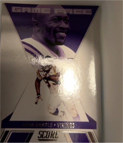 2021 Panini Score Game Face #GF10 John Randle Minnesota Vikings — front