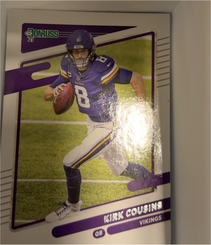 2021 Panini Donruss #124 Kirk Cousins — front