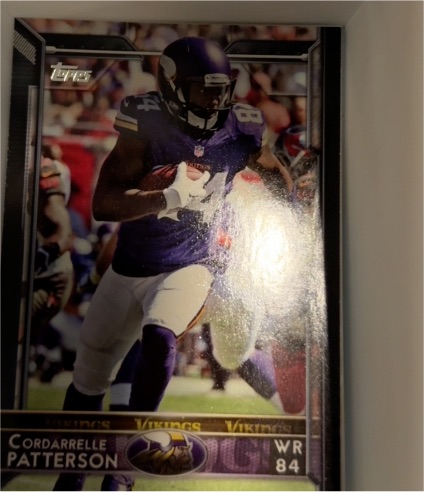 2015 Topps #143 Cordarrelle Patterson Minnesota Vikings — front