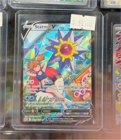 2022 Pokemon Astral Radiance #TG13 Starmie V — front