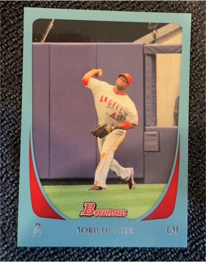 2011 Bowman #58 Torii Hunter — front
