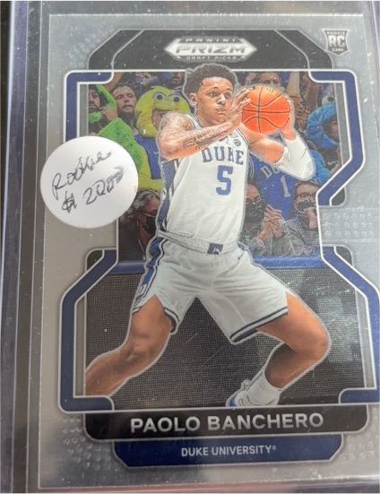 2022-23 Panini Prizm Draft Picks #52 Paolo Banchero Rookie Card — front