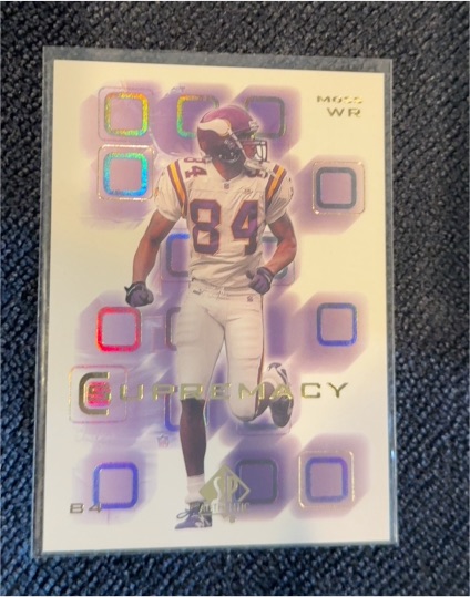 2000 Upper Deck SP Authentic Supremacy #S7 Randy Moss — front