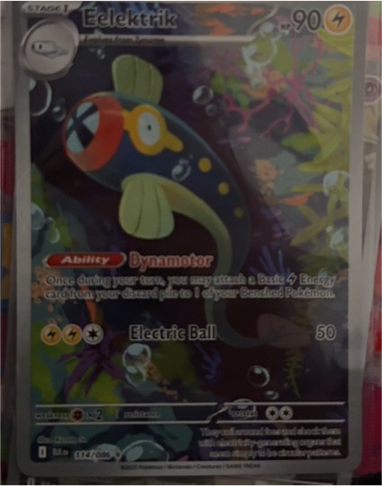 2023 Pokémon Scarlet & Violet #114 Eelektrik — front