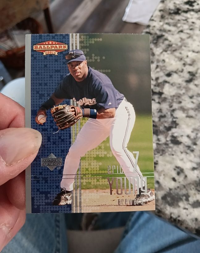 2002 Upper Deck Ballpark Idols #7 Eric Young — front