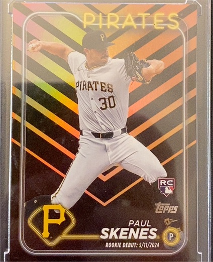 2024 Topps Update #US288 Paul Skenes Rookie Debut — front