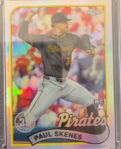 2024 Topps Chrome Update 1989 #89CU-1 Paul Skenes — front