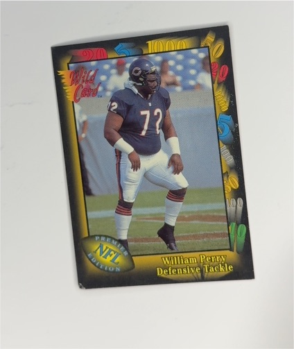 1991 Wild Card #103 William Perry — front
