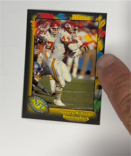 1991 Wild Card #23 Harvey Williams — front