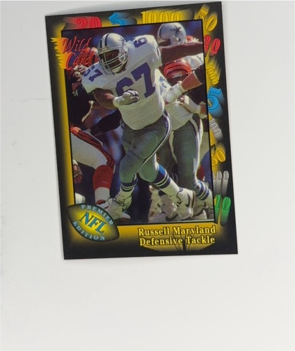1991 Wild Card #113 Russell Maryland — front