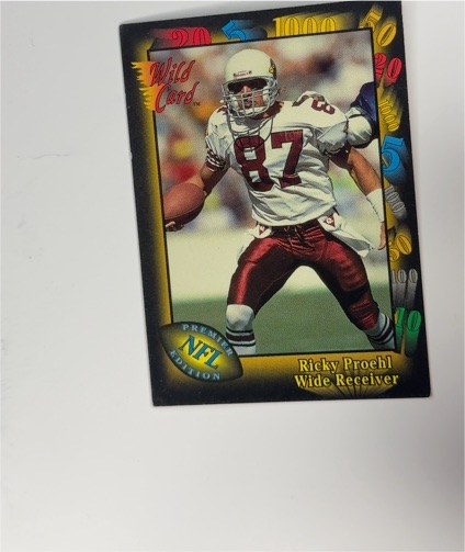 1991 Wild Card #79 Ricky Proehl — front