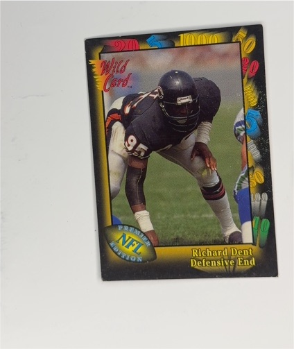 1991 Wild Card #65 Richard Dent — front