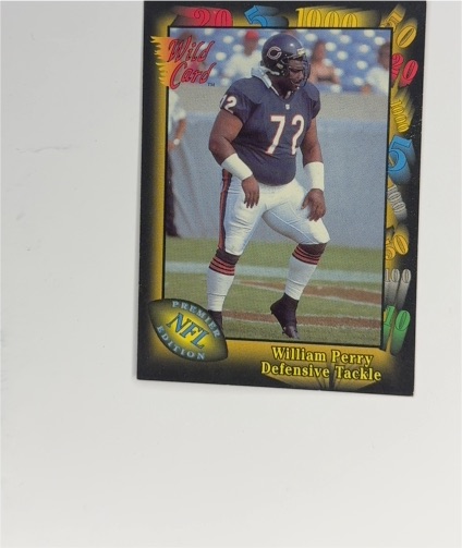 1991 Wild Card #103 William Perry — front