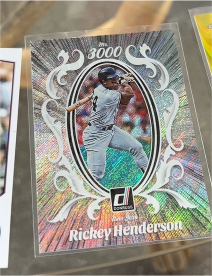 2023 Donruss Mr. 3000 #M3K-1 Rickey Henderson — front