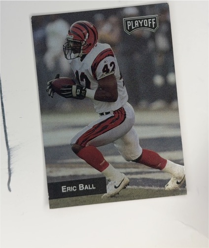 1993 Playoff Football #167 Eric Ball — front