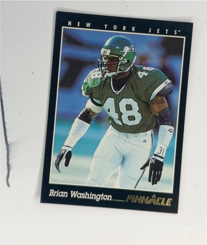 1993 Pinnacle #180 Brian Washington — front