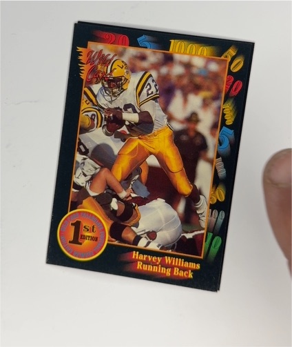 1991 Wild Card Draft #99 Harvey Williams — front