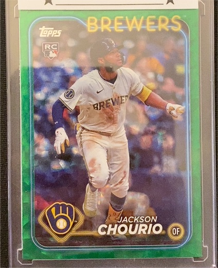 2024 Topps Update #US240 Jackson Chourio — front