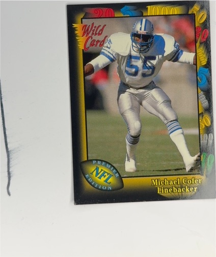 1991 Wild Card #154 Michael Cofer — front
