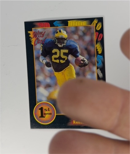 1991 Wild Card #56 Ricky Watters — front