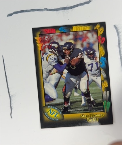 1991 Wild Card Premier Edition #66 Stan Thomas — front