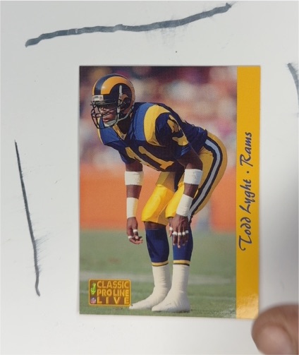 1993 Classic Pro Line Live #142 Todd Lyght — front