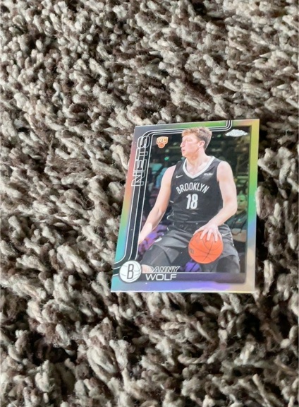 2025-26 Topps Chrome #277 Danny Wolf — front