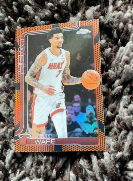 2025-26 Topps Chrome #129 Kel'el Ware — front