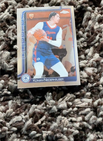 2025-26 Topps Chrome #280 Yanic Konan-Niederhauser — front