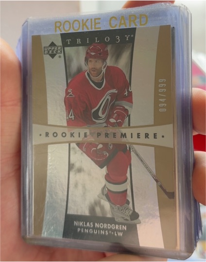 2005-06 Upper Deck Trilogy #235 Niklas Nordgren Rookie Premiere — front