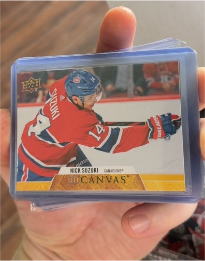 2020-21 Upper Deck UD Canvas #C44 Nick Suzuki — front