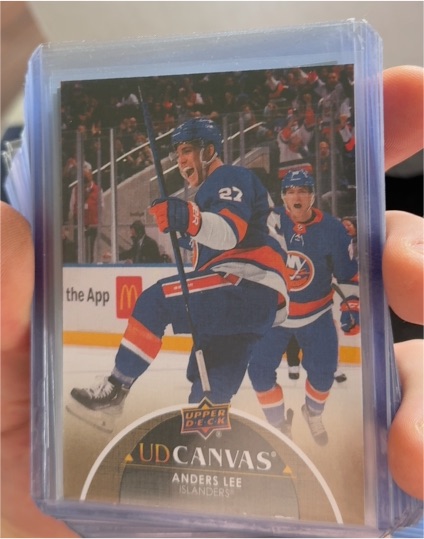 2021-22 Upper Deck Extended Series UD Canvas #C320 Anders Lee — front