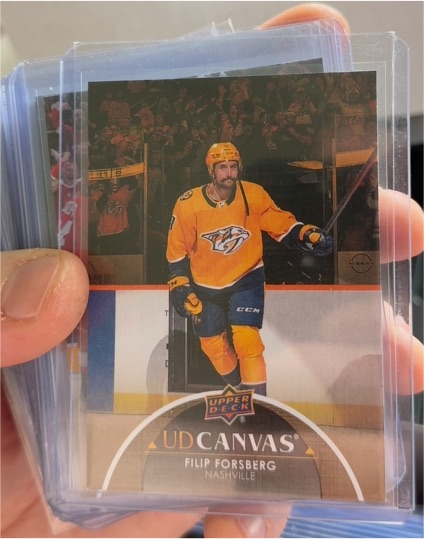 2021-22 Upper Deck Extended Series UD Canvas #C315 Filip Forsberg — front