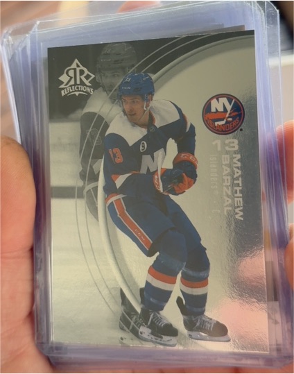 2021-22 Upper Deck Reflections #26 Mathew Barzal — front