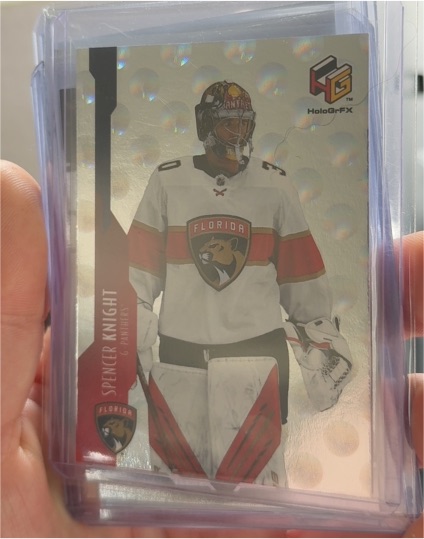 2021-22 Upper Deck Extended Series HoloGrFx #HG-12 Spencer Knight — front