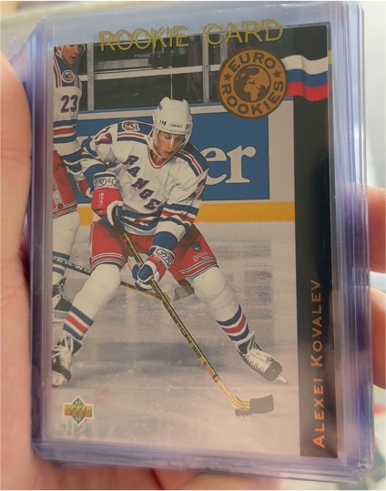 1992-93 Upper Deck Euro Rookies #ER10 Alexei Kovalev — front