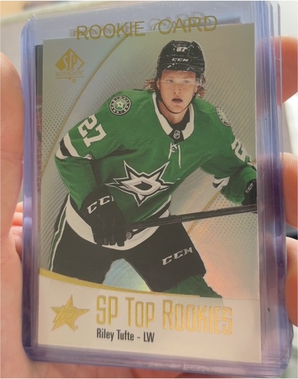 2021-22 SP Authentic #TR-37 Riley Tufte SP Top Rookies — front
