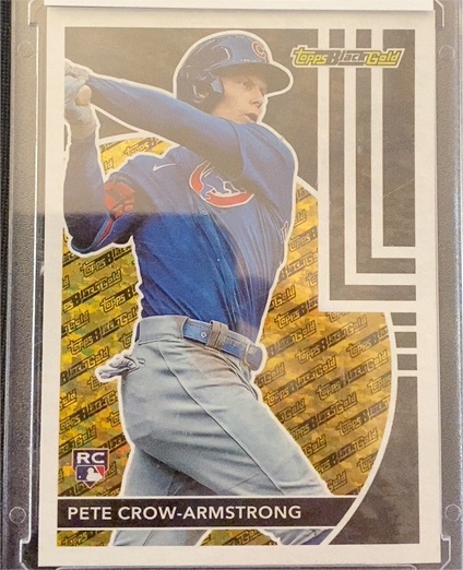 2024 Topps Update Black Gold #BG-15 Pete Crow-Armstrong — front