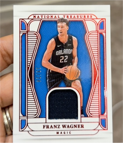 2024-25 Panini National Treasures #22 Franz Wagner — front
