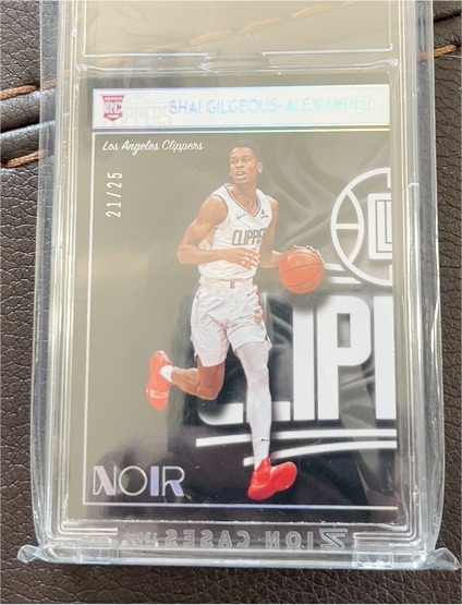 2024-25 Panini Noir #4 Shai Gilgeous-Alexander — front