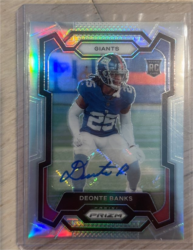 2023 Panini Prizm #376 Deonte Banks — front