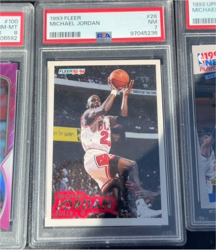 1993 Fleer #28 Michael Jordan — front