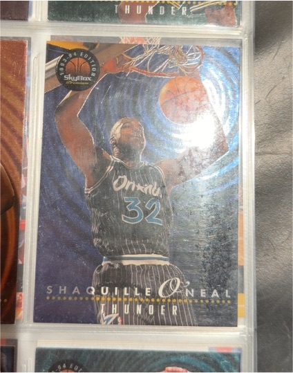 1993-94 SkyBox Premium #TL6 Shaquille O'Neal Thunder & Lightning — front