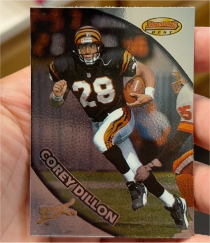 1997 Bowman's Best #108 Corey Dillon — front