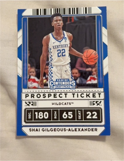 2020 Panini Contenders Draft Picks #39 Shai Gilgeous-Alexander — front