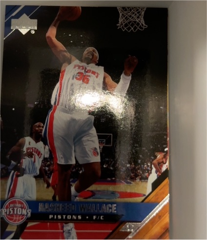 2005-06 Upper Deck #50 Rasheed Wallace — front