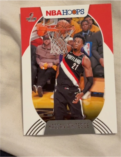 2020-21 Panini NBA Hoops #187 Hassan Whiteside — front