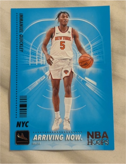 2020-21 Panini NBA Hoops #SS-2 Immanuel Quickley Arriving Now — front