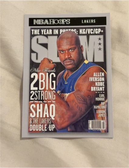 2020-21 Panini NBA Hoops #9 Shaquille O'Neal Slam Insert — front
